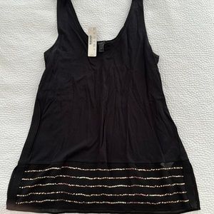 Blank and gold tank - j.crew